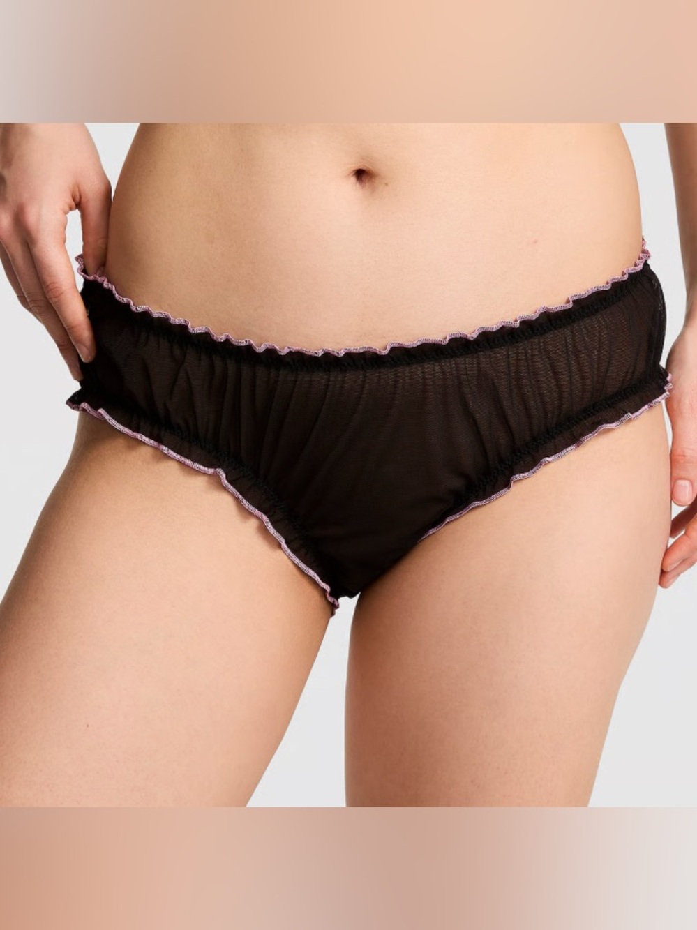 VS PINK Wink Ruffle cheeky panties